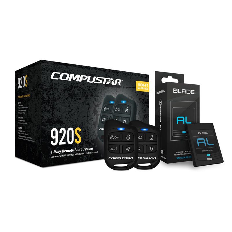 COMPUSTAR 2WQ900AS Security + Remote Start All-in-One 2-Way Remote Start +  Alarm Bundle Model: CS2WQ900-AS